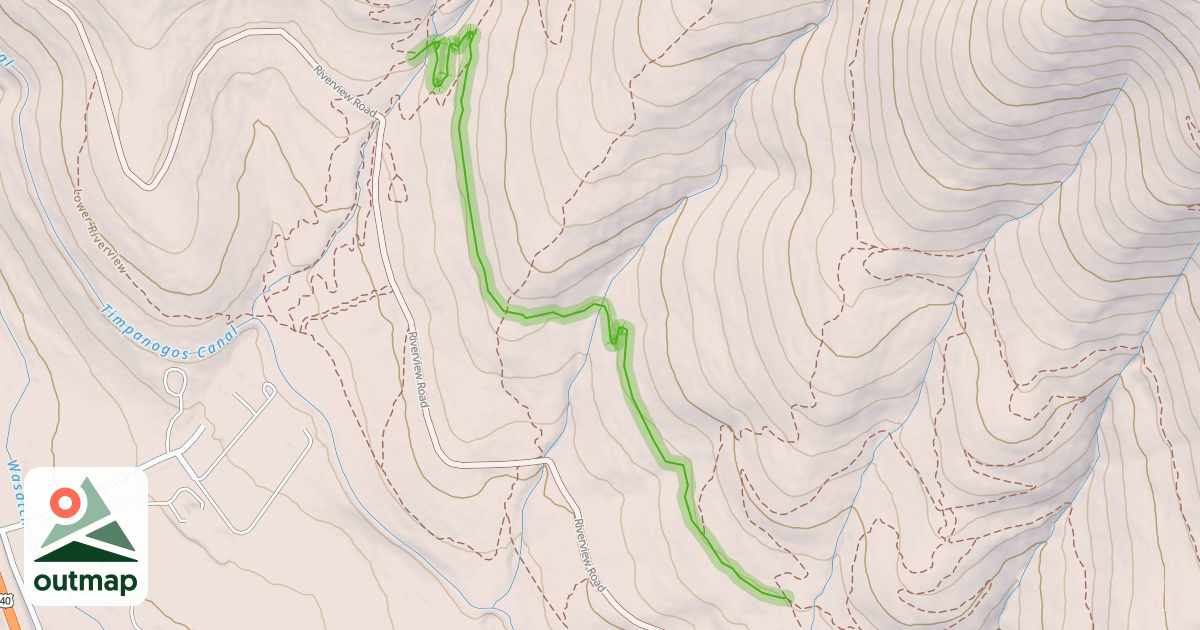 Map of Middle Earth (North) Trail