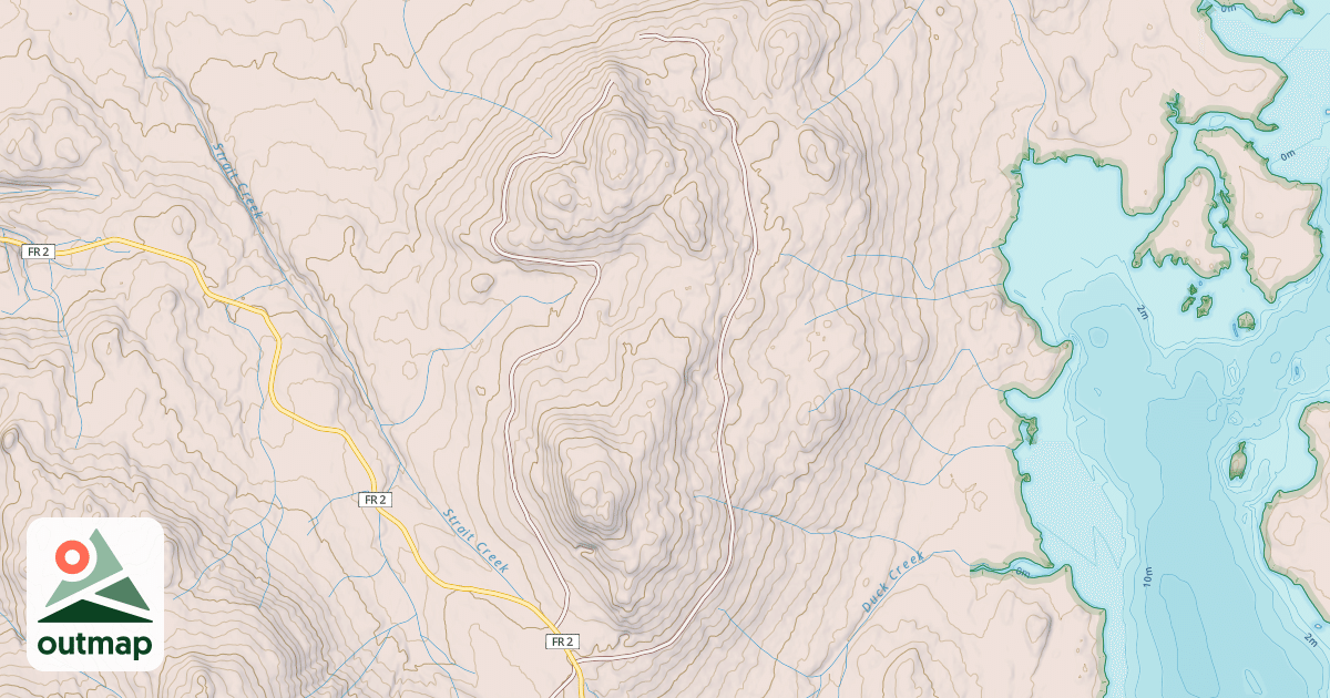 Map of Duck  2082000 Rd