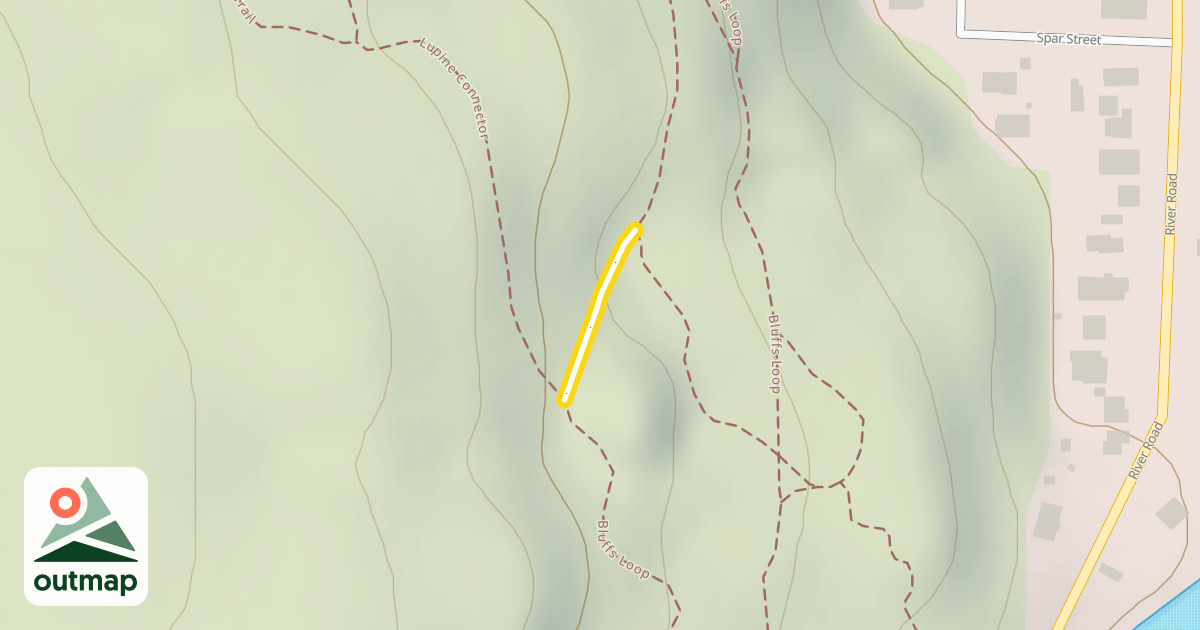 Map of Bluffs Loop