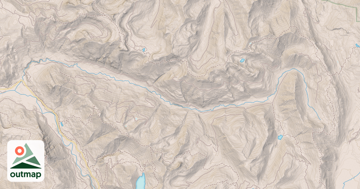 Map of NORTH FORK CISPUS