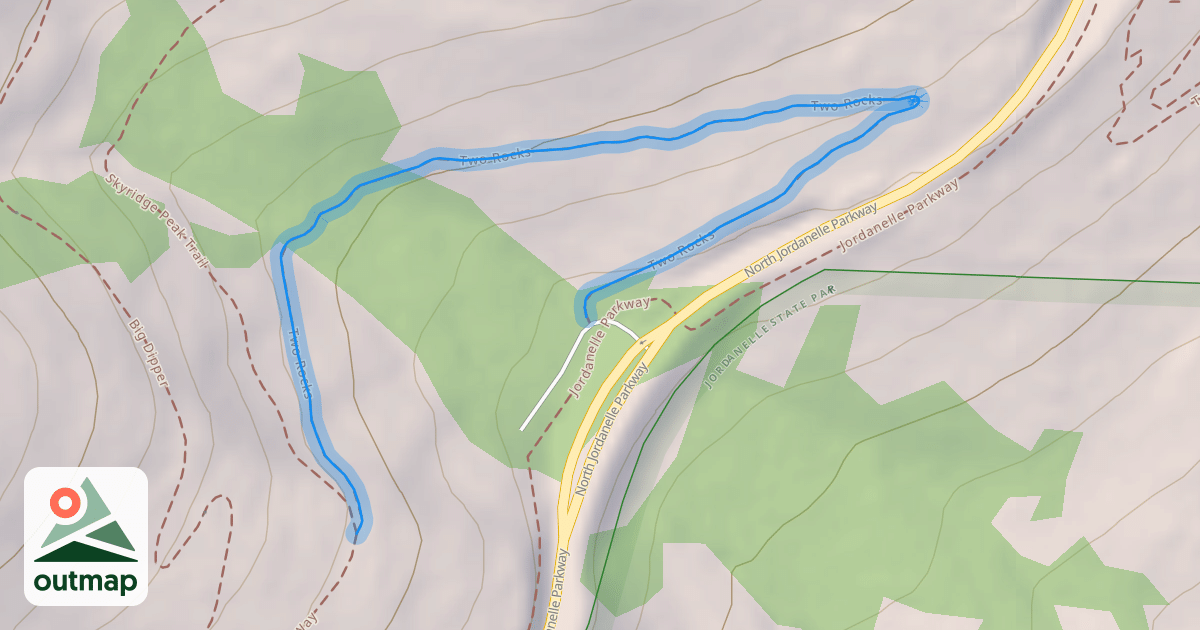 Map of Two Rocks