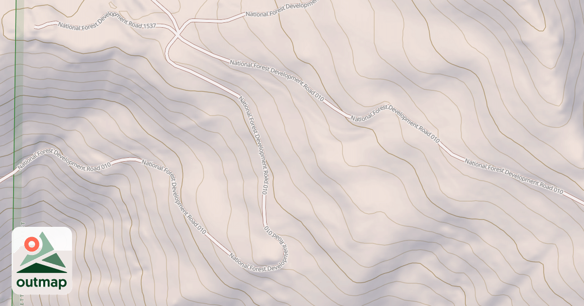 Map of RIDGE ROAD