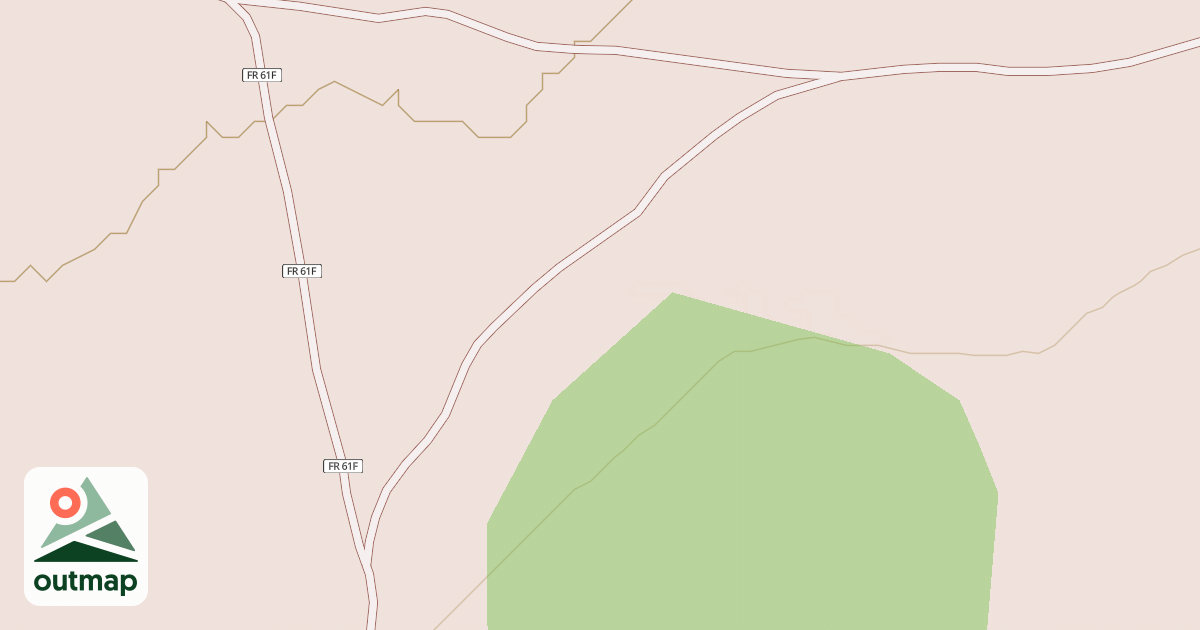 Map of GREENS PEAK