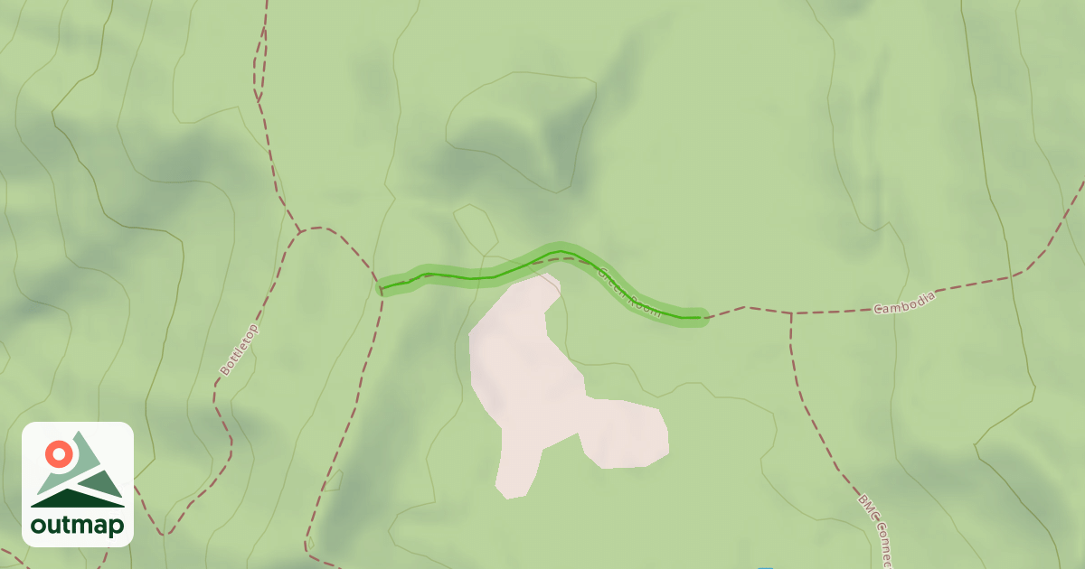 Map of Newt Trail (Green Room)