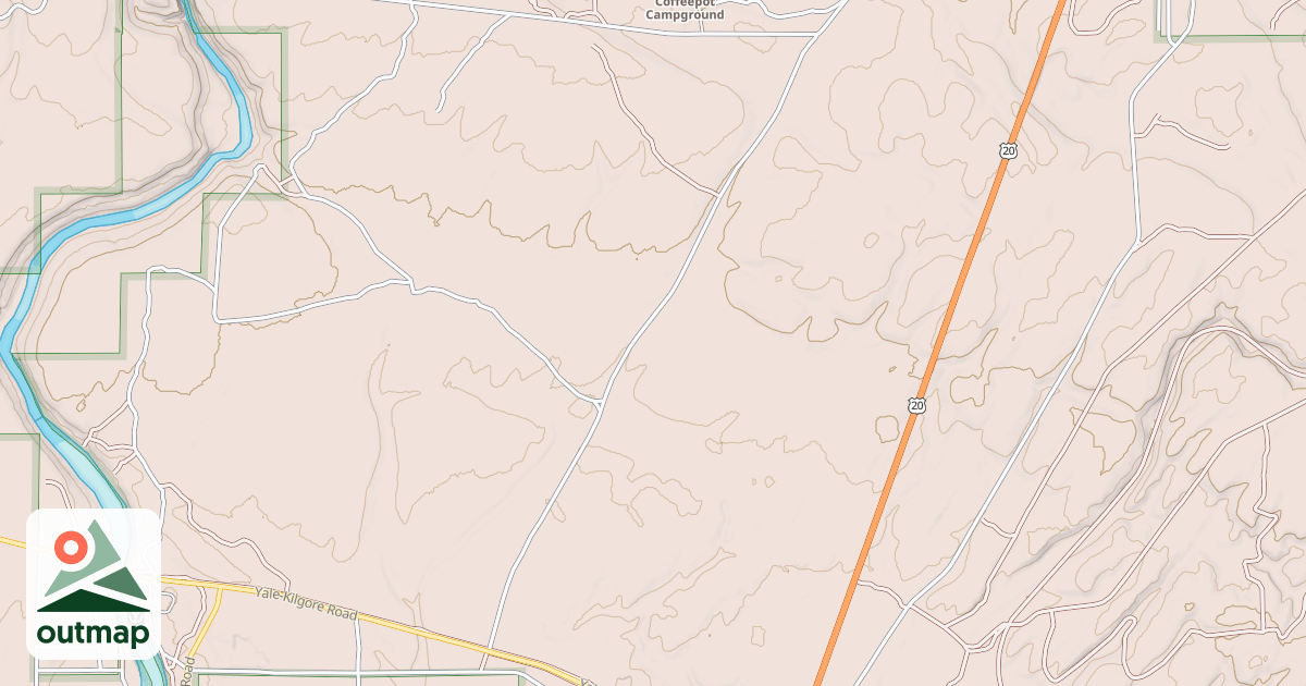 Map of FLATROCK