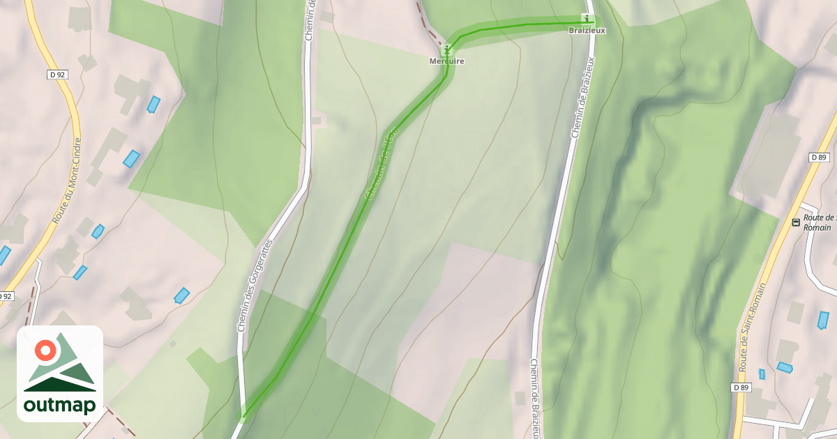 Map of Chemin de l'Eau