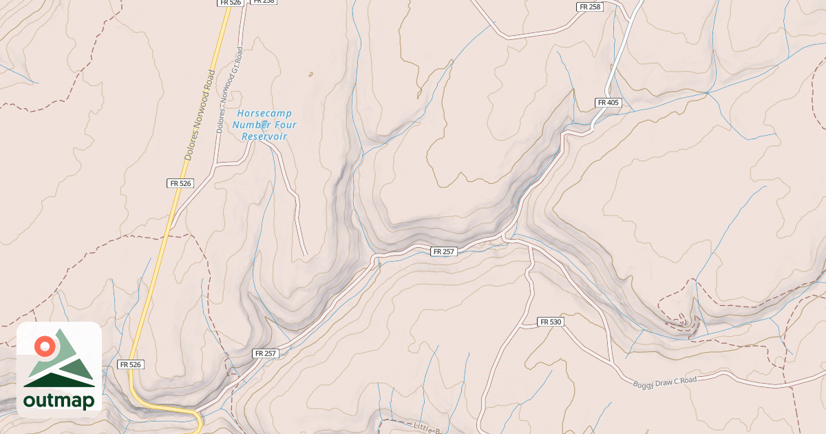Map of BEAN CANYON