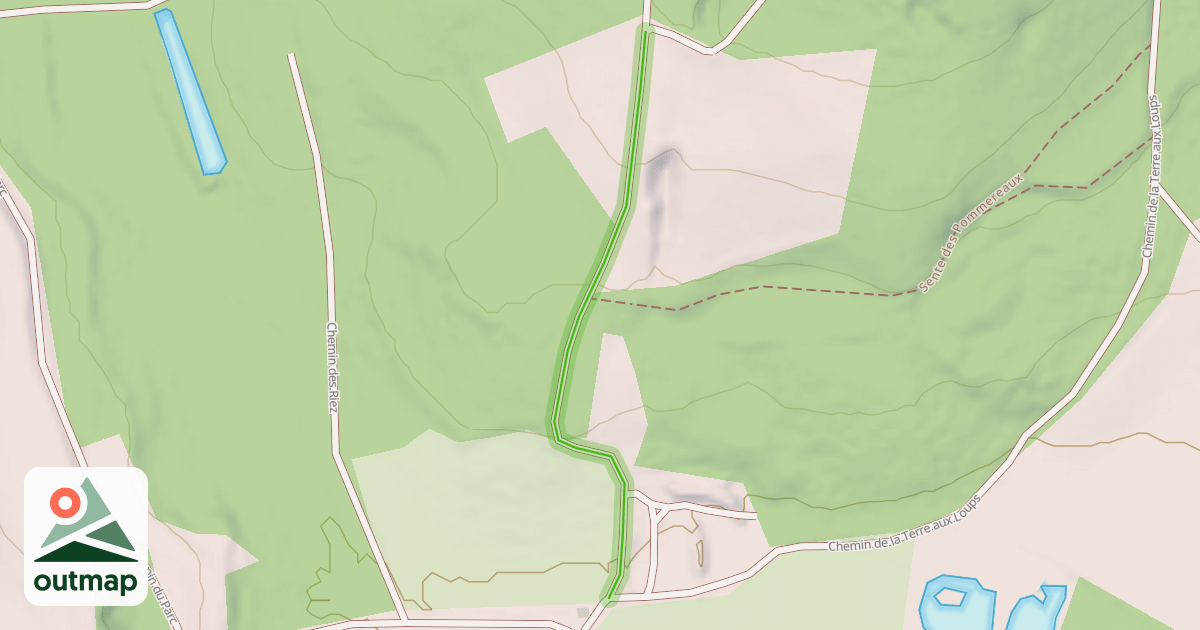 Map of Chemin des Rieux