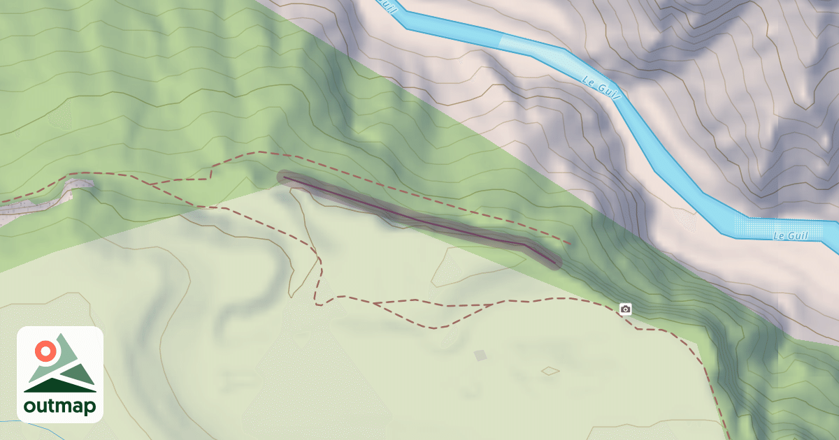 Map of Site d'escalade du Simoust