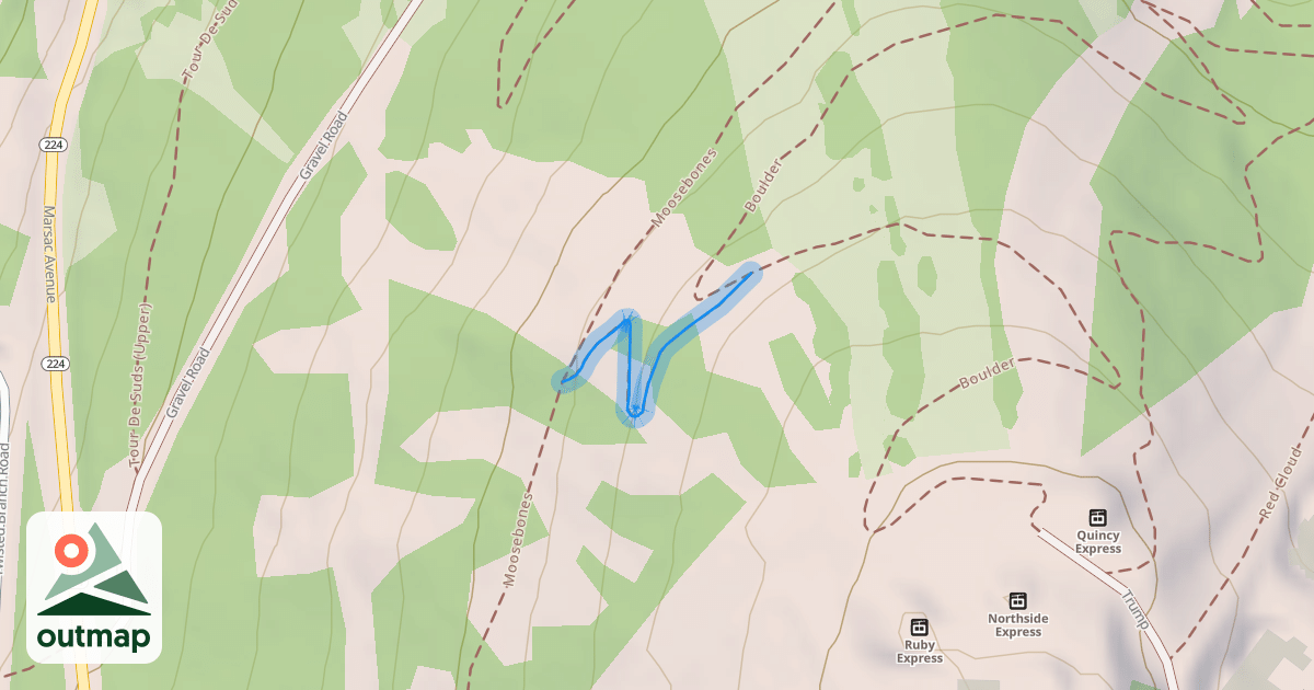 Map of Moosebones