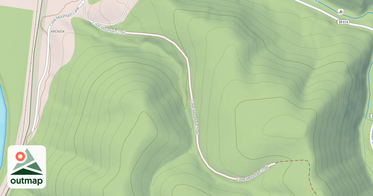 Map of COVE MOUNTAIN