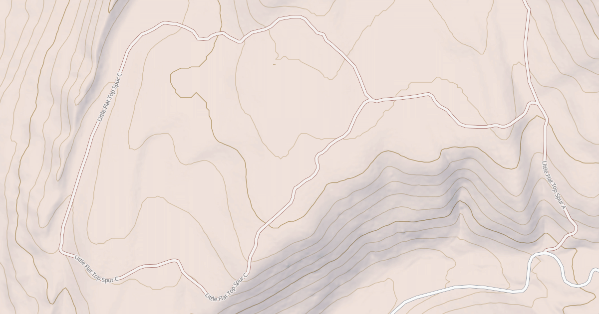 Map preview of LITTLE FLAT TOP