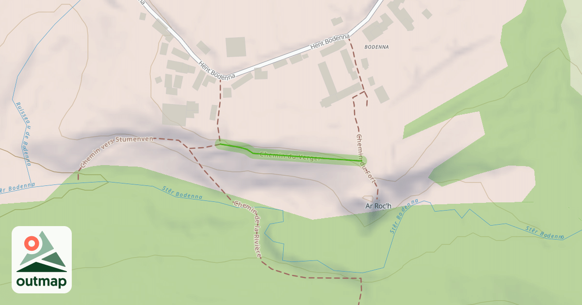 Map of Chemin du Verger
