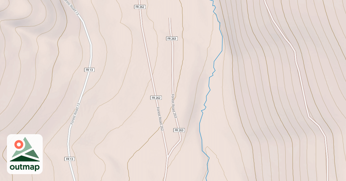 Map of USFS National Forest System Roads {9B58FC7B-F4AE-435C-A96B-898ADC6BB12E}