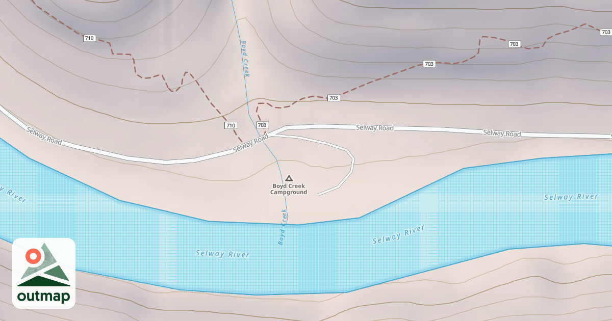 Map of BOYD CR