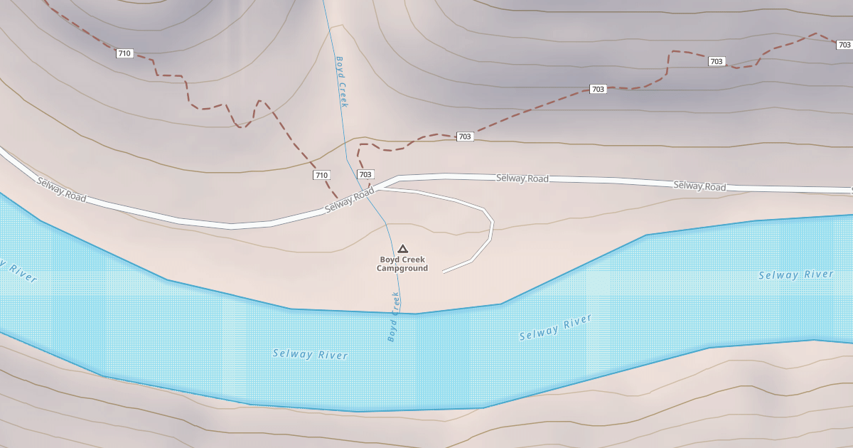 Map preview of BOYD CR
