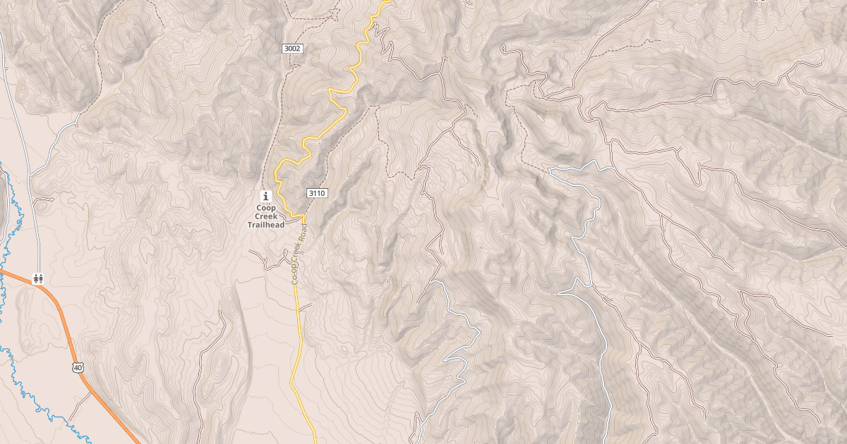 Map preview of CHICKEN CREEK
