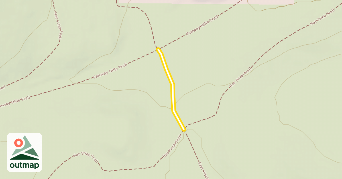 Map of Fast Pitch Trail