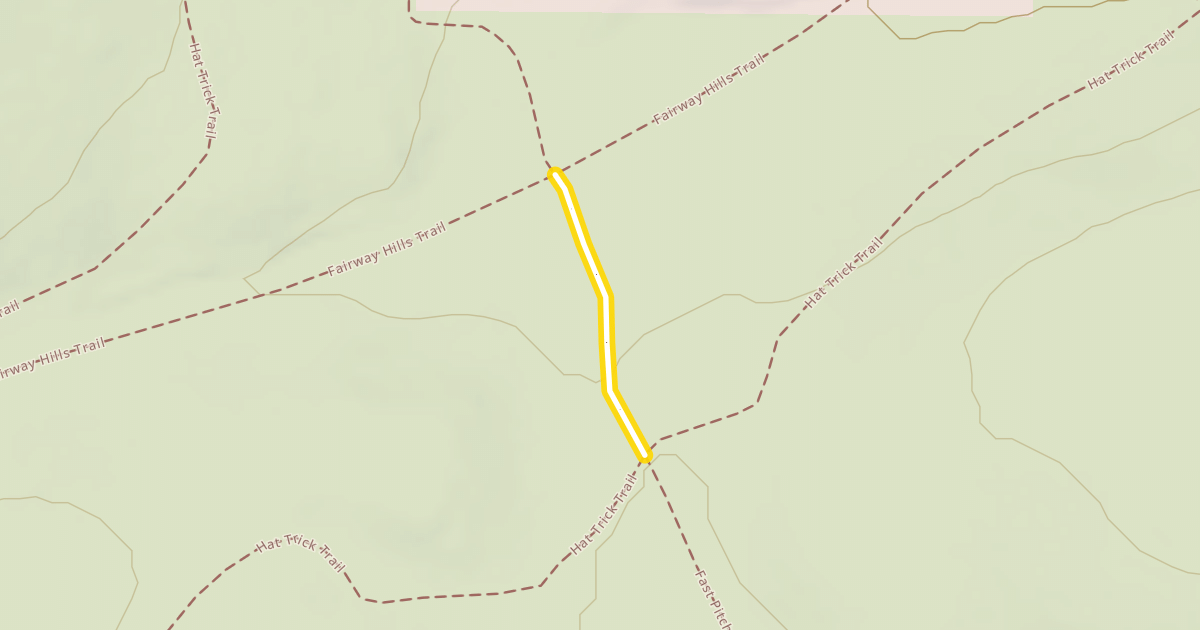 Map preview of Fast Pitch Trail