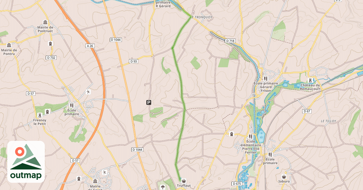 Map of Canal Souterrain