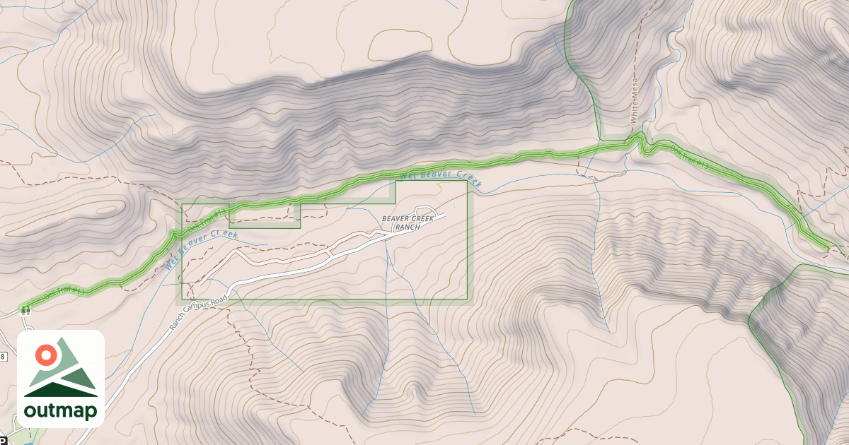 Map of Bell Trail #13