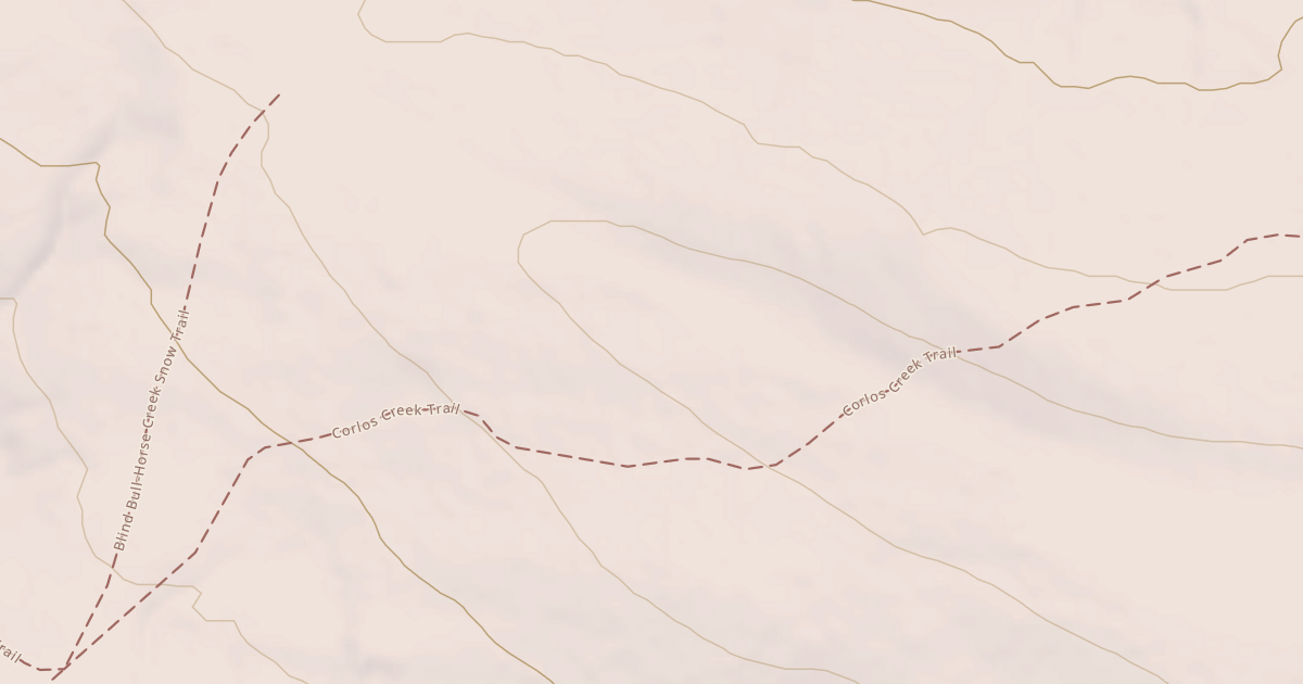 Map preview of Blind Bull/horse Creek (E)