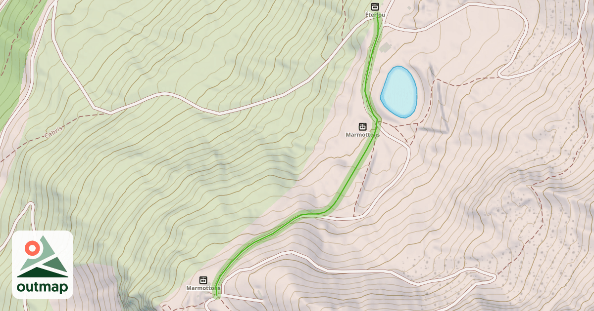 Map of Cabris