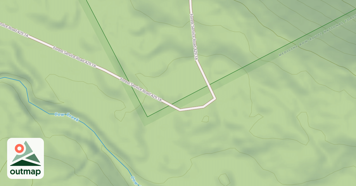 Map of COW CR RESVR