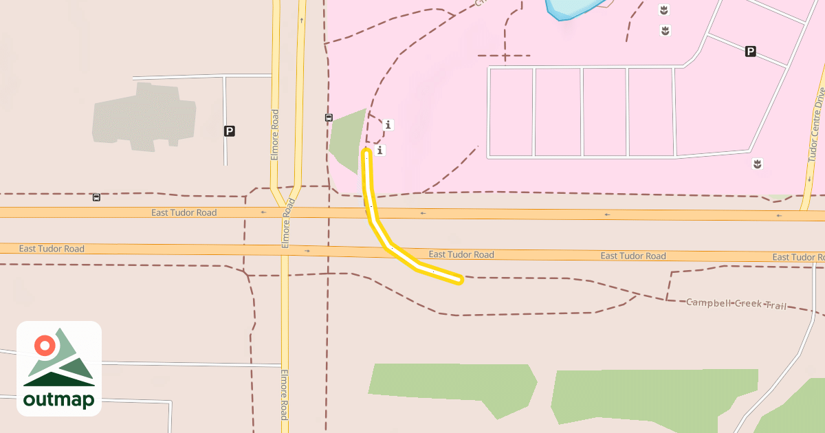 Map of Chester Creek Connector