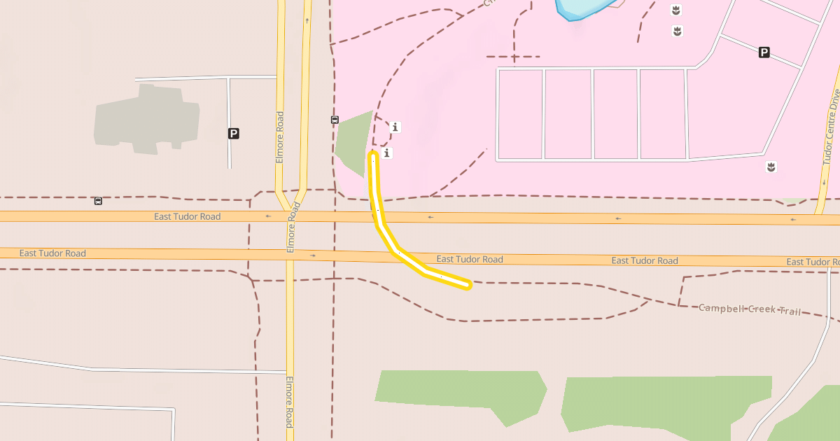 Map preview of Chester Creek Connector