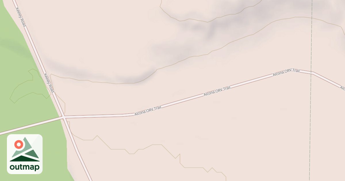 Map of Alcona Atv Trail