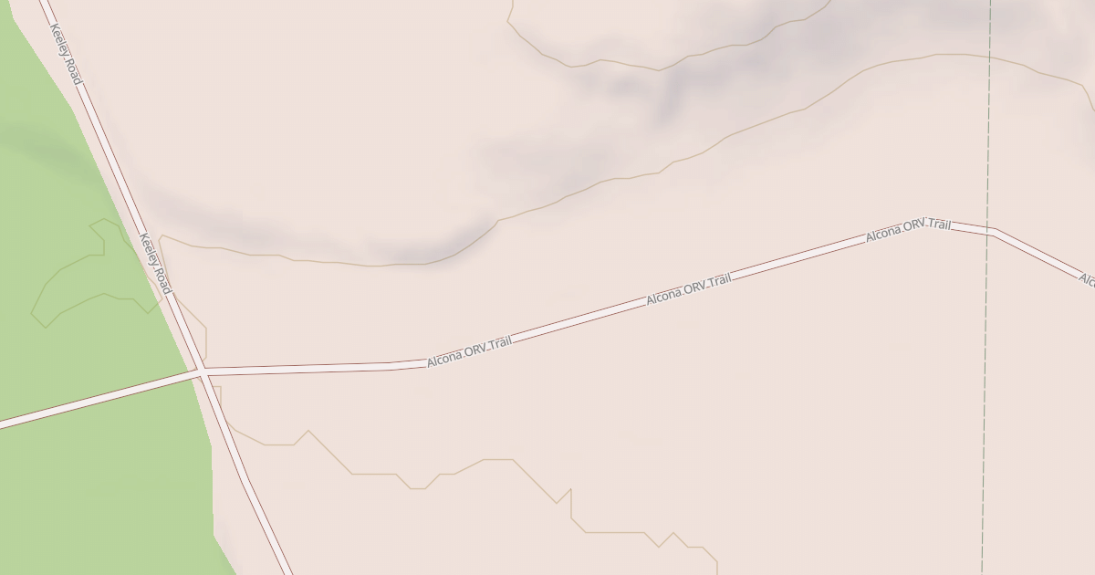 Map preview of Alcona Atv Trail