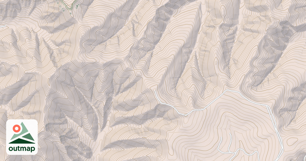 Map of MODOC-CORRAL CREEK