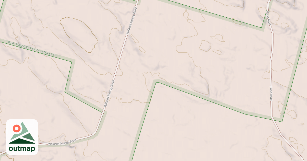 Map of Thompson Corners - Florence Road Snowmobile Trail