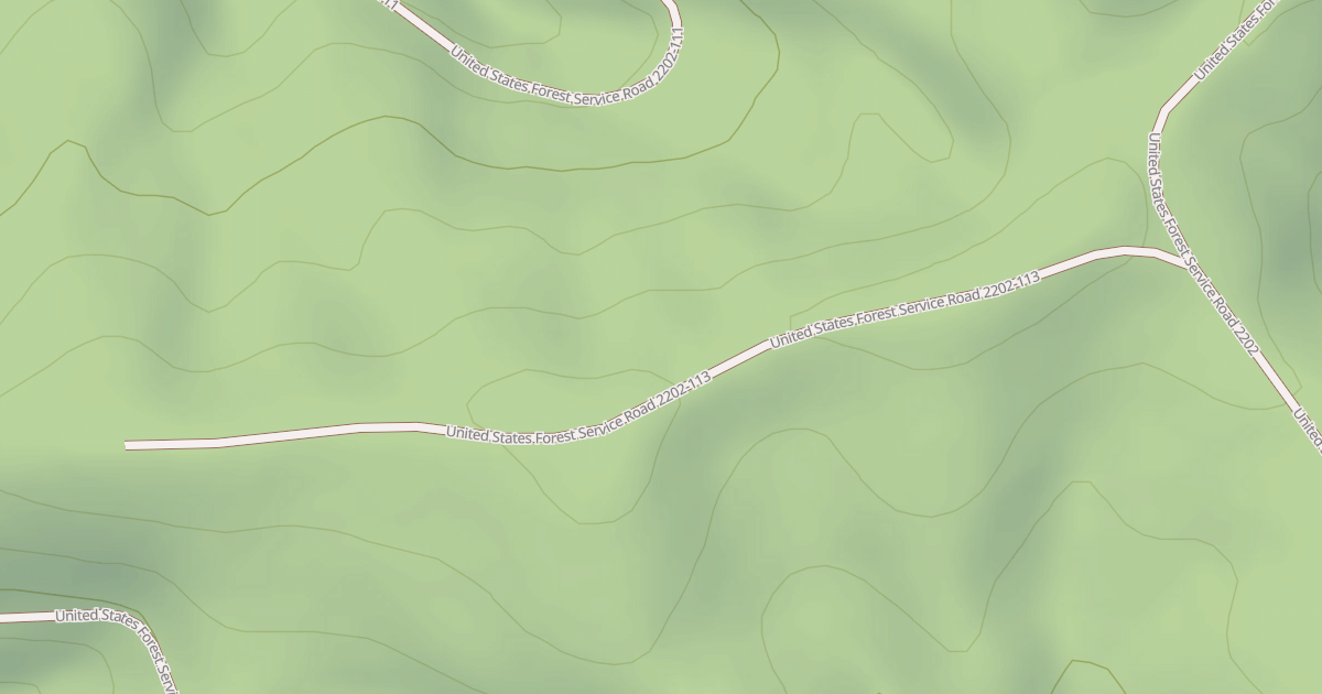 Map preview of USFS National Forest System Roads {907097A6-BCCC-40D6-A529-2DA21B5EBBE3}