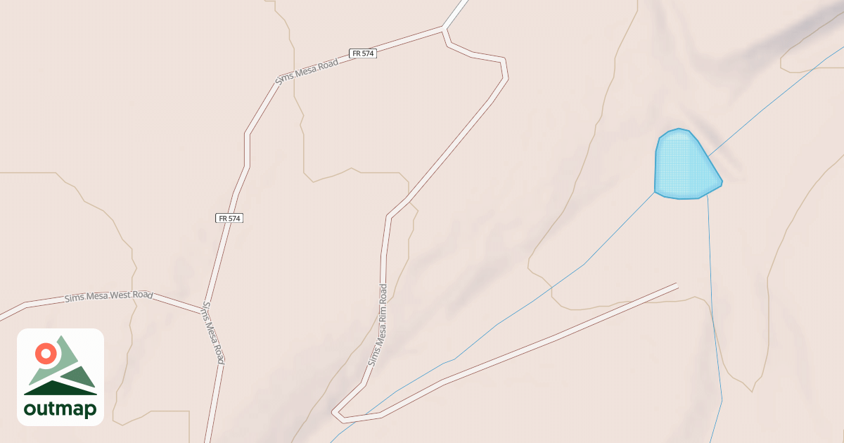 Map of SIMS MESA RIM