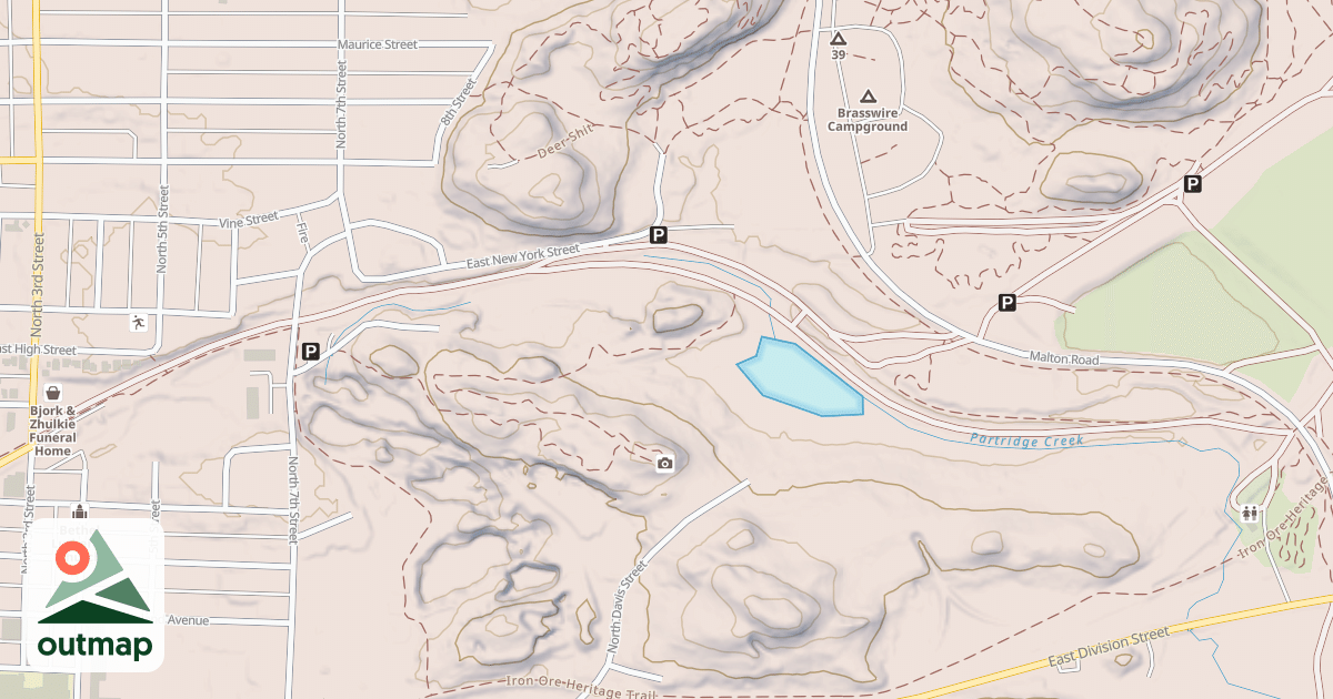 Map of Iron Ore Heritage Trail