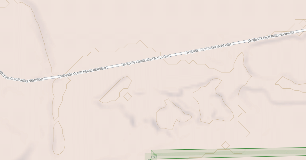 Map preview of JACKPINE CUTOFF SPUR 2572