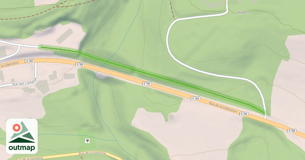 Map of Ancienne Voie Ferrée