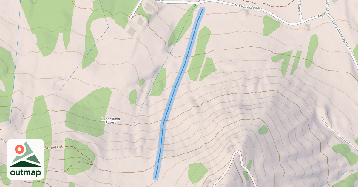 Map of Lonesome Pine
