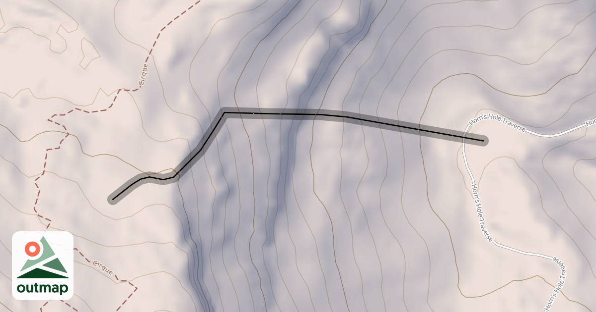 Map of Downhill