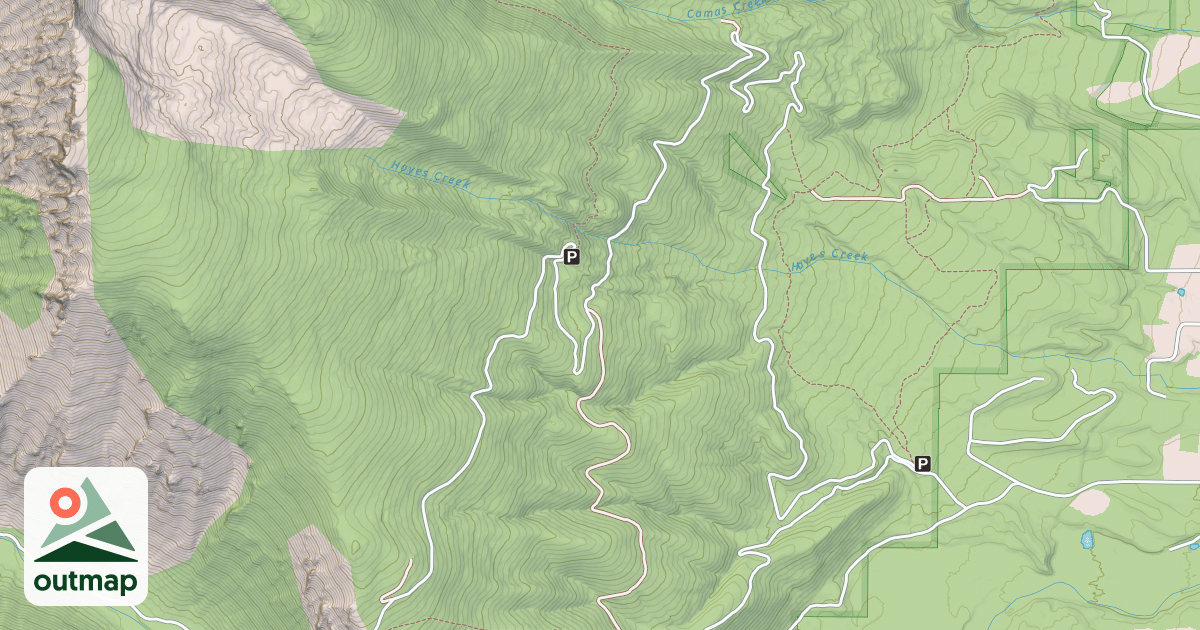 Map of (FDR) HAYES CREEK