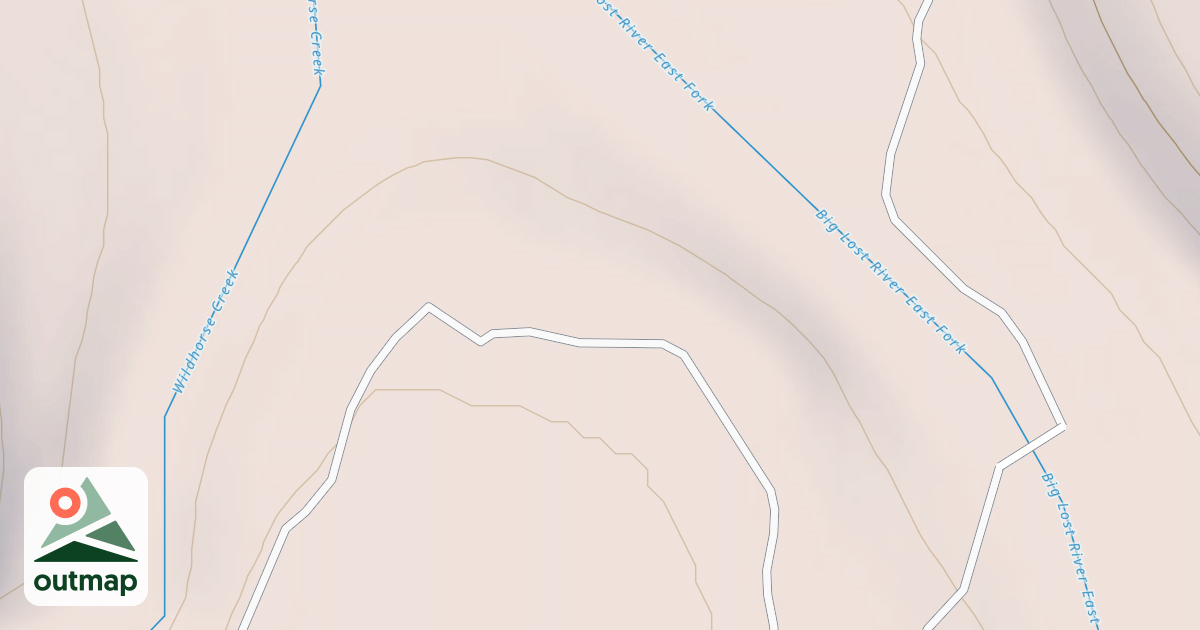 Map of BIG LOST RIVER ACC. LOOP