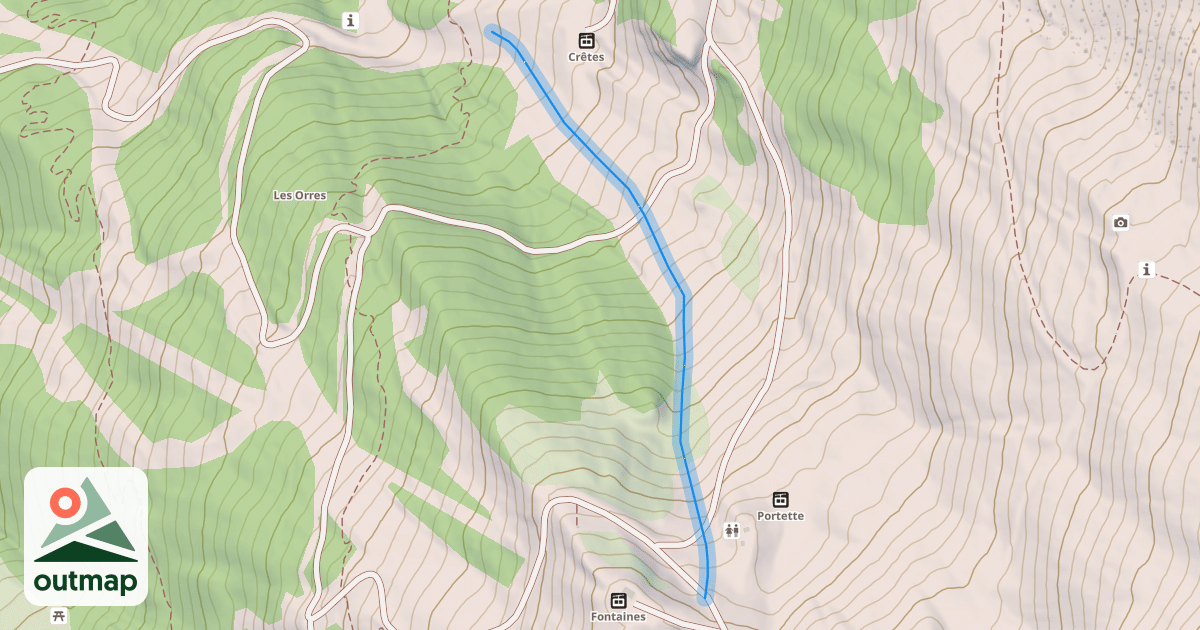 Map of Gentianes