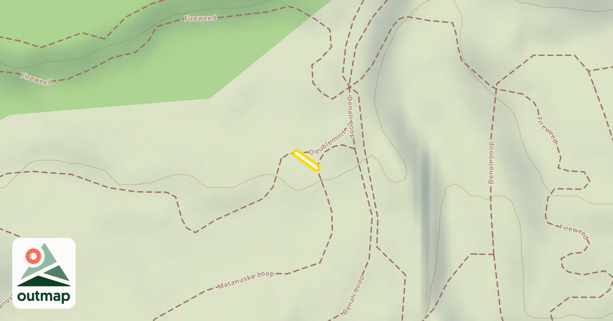 Map of Matanuska Loop