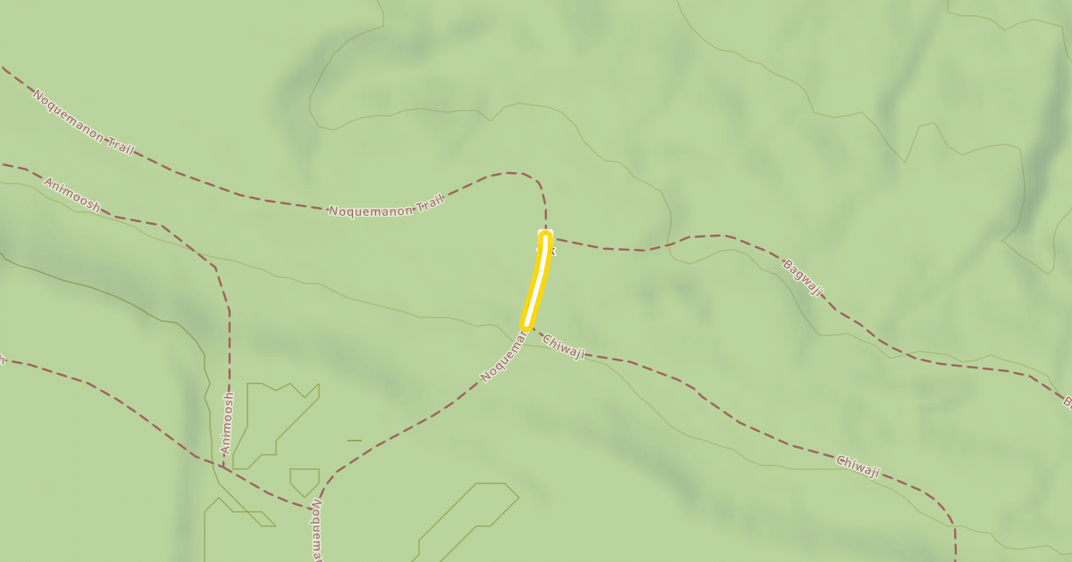 Map preview of Noquemanon Trail