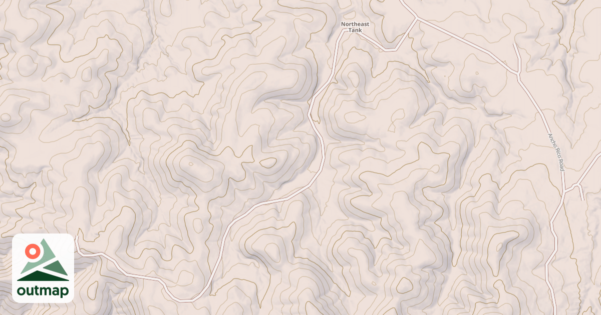 Map of USFS National Forest System Roads {68997AE1-B26B-47F3-BEF8-99072E79138F}