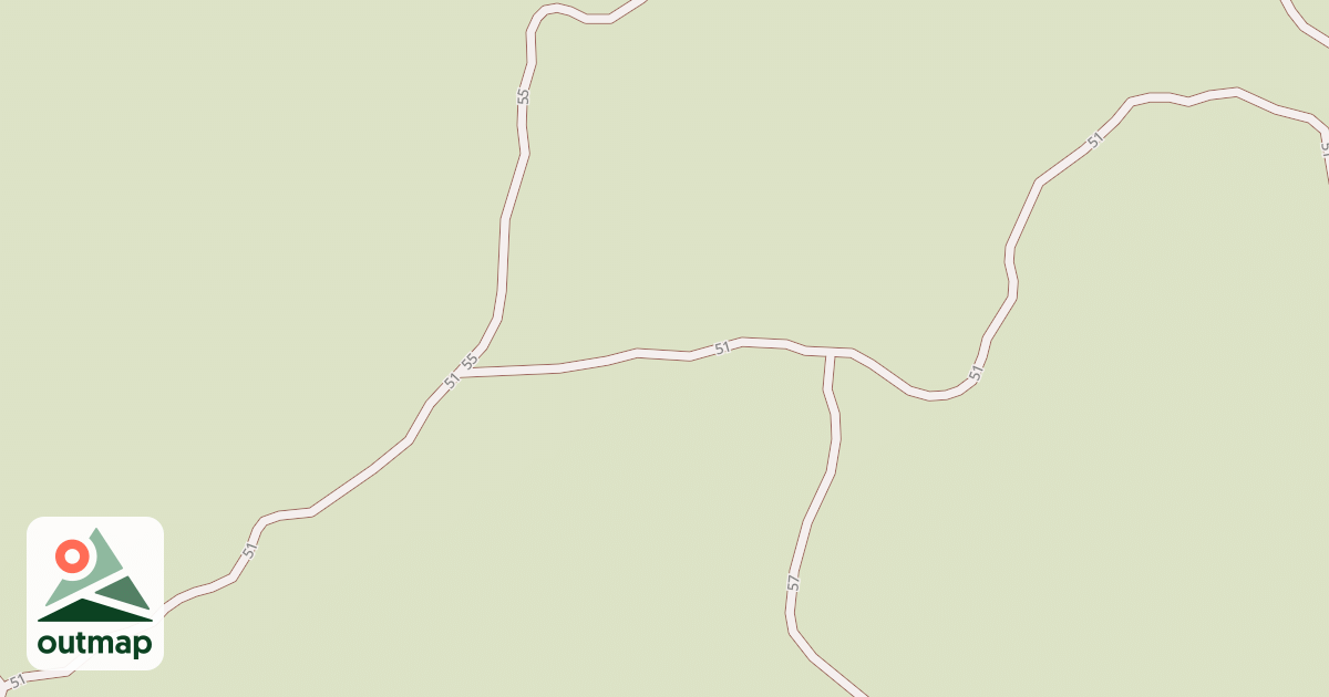 Map of Cline Buttes Tr 51
