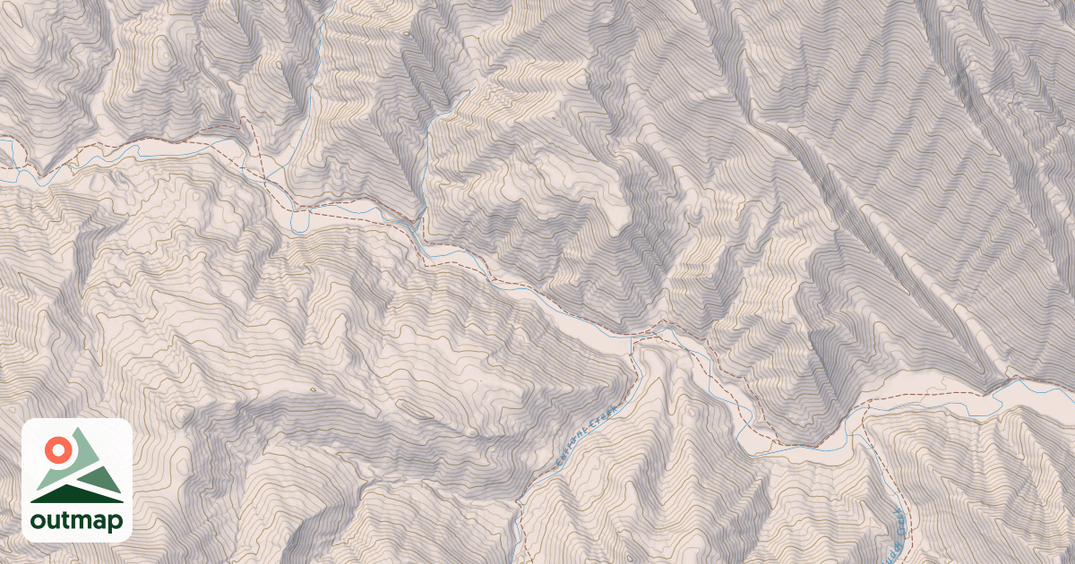 Map of Bear Creek