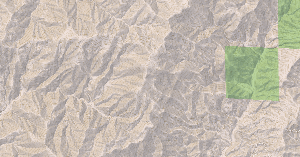 Map preview of Curl Ridge Jeep Trail